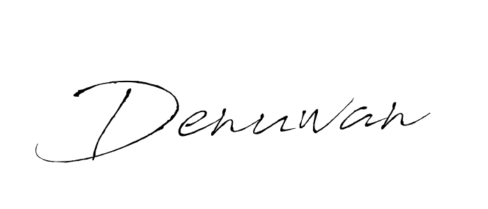 The best way (Antro_Vectra) to make a short signature is to pick only two or three words in your name. The name Denuwan include a total of six letters. For converting this name. Denuwan signature style 6 images and pictures png