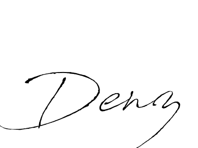 You should practise on your own different ways (Antro_Vectra) to write your name (Denz) in signature. don't let someone else do it for you. Denz signature style 6 images and pictures png
