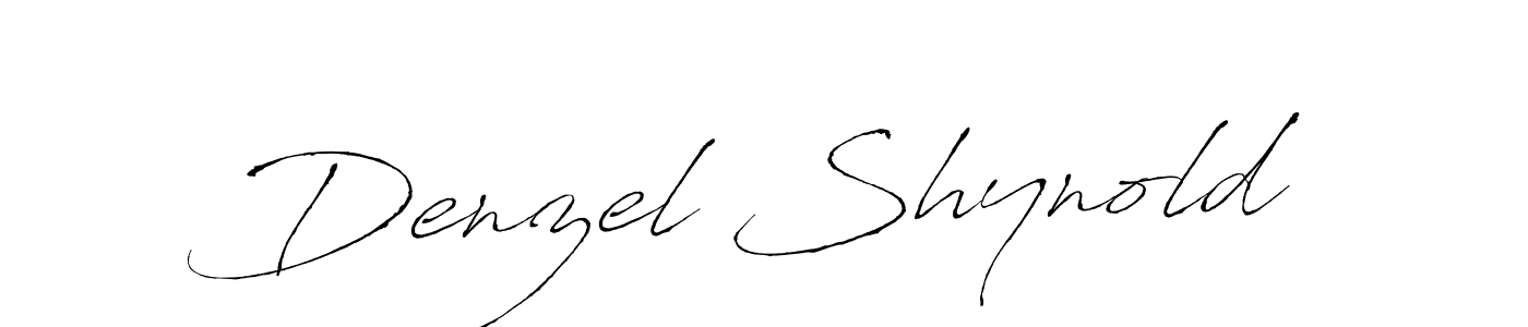 Create a beautiful signature design for name Denzel Shynold. With this signature (Antro_Vectra) fonts, you can make a handwritten signature for free. Denzel Shynold signature style 6 images and pictures png