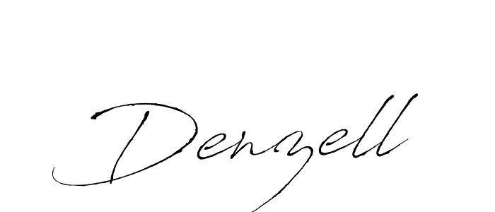 Design your own signature with our free online signature maker. With this signature software, you can create a handwritten (Antro_Vectra) signature for name Denzell. Denzell signature style 6 images and pictures png