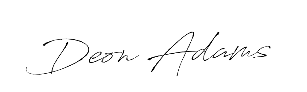 if you are searching for the best signature style for your name Deon Adams. so please give up your signature search. here we have designed multiple signature styles  using Antro_Vectra. Deon Adams signature style 6 images and pictures png