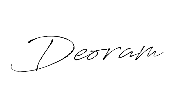 How to make Deoram name signature. Use Antro_Vectra style for creating short signs online. This is the latest handwritten sign. Deoram signature style 6 images and pictures png
