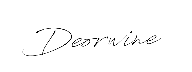 How to make Deorwine signature? Antro_Vectra is a professional autograph style. Create handwritten signature for Deorwine name. Deorwine signature style 6 images and pictures png