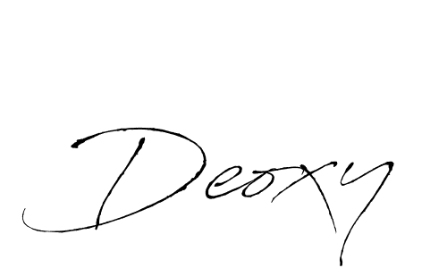 How to make Deoxy name signature. Use Antro_Vectra style for creating short signs online. This is the latest handwritten sign. Deoxy signature style 6 images and pictures png