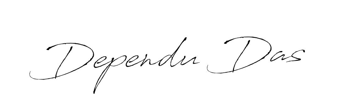 Create a beautiful signature design for name Dependu Das. With this signature (Antro_Vectra) fonts, you can make a handwritten signature for free. Dependu Das signature style 6 images and pictures png