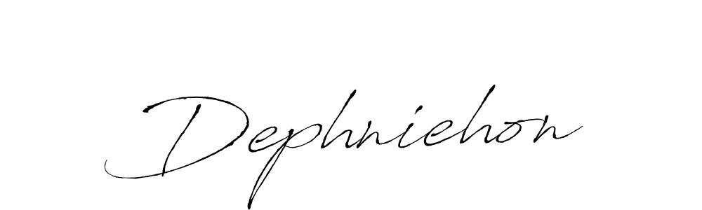 This is the best signature style for the Dephniehon name. Also you like these signature font (Antro_Vectra). Mix name signature. Dephniehon signature style 6 images and pictures png