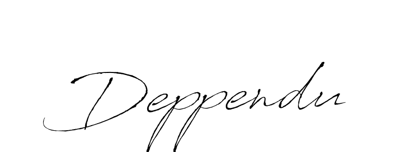 Deppendu stylish signature style. Best Handwritten Sign (Antro_Vectra) for my name. Handwritten Signature Collection Ideas for my name Deppendu. Deppendu signature style 6 images and pictures png