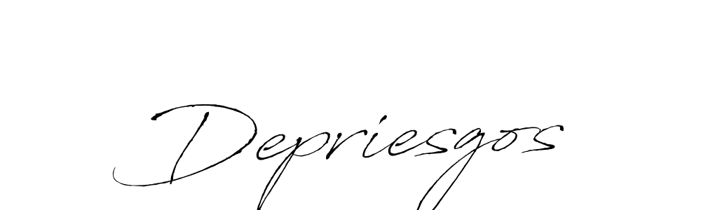 How to Draw Depriesgos signature style? Antro_Vectra is a latest design signature styles for name Depriesgos. Depriesgos signature style 6 images and pictures png