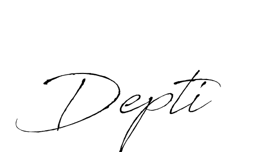 Make a beautiful signature design for name Depti. Use this online signature maker to create a handwritten signature for free. Depti signature style 6 images and pictures png