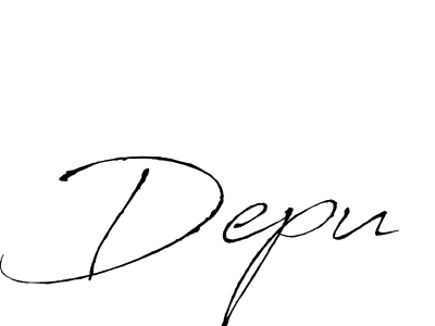 The best way (Antro_Vectra) to make a short signature is to pick only two or three words in your name. The name Depu include a total of six letters. For converting this name. Depu signature style 6 images and pictures png