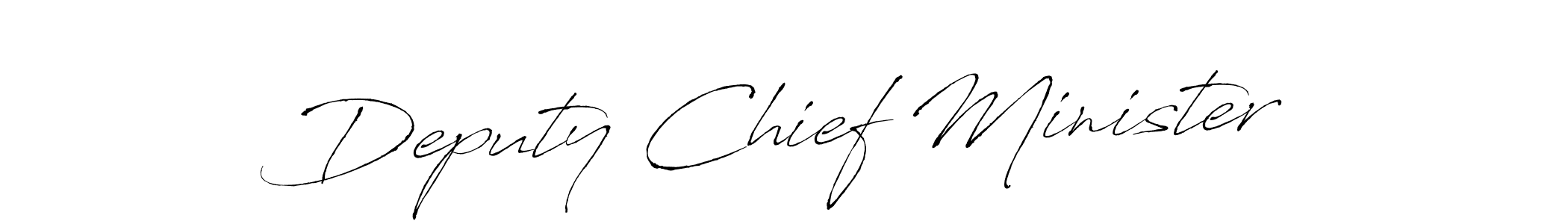 Use a signature maker to create a handwritten signature online. With this signature software, you can design (Antro_Vectra) your own signature for name Deputy Chief Minister. Deputy Chief Minister signature style 6 images and pictures png