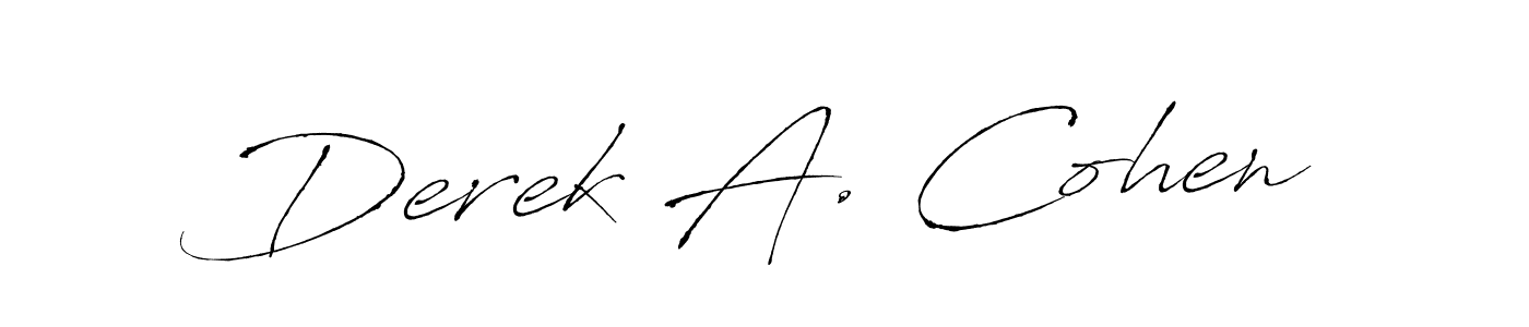 Use a signature maker to create a handwritten signature online. With this signature software, you can design (Antro_Vectra) your own signature for name Derek A. Cohen. Derek A. Cohen signature style 6 images and pictures png