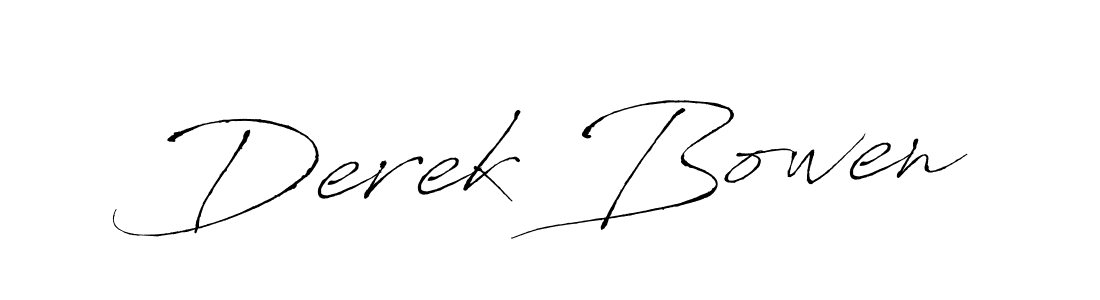 Make a beautiful signature design for name Derek Bowen. With this signature (Antro_Vectra) style, you can create a handwritten signature for free. Derek Bowen signature style 6 images and pictures png