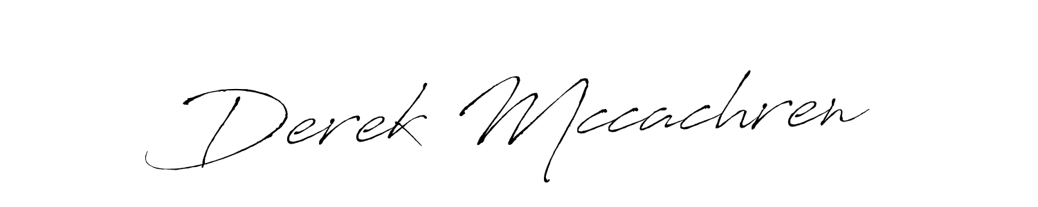 Create a beautiful signature design for name Derek Mccachren. With this signature (Antro_Vectra) fonts, you can make a handwritten signature for free. Derek Mccachren signature style 6 images and pictures png