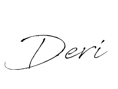How to make Deri name signature. Use Antro_Vectra style for creating short signs online. This is the latest handwritten sign. Deri signature style 6 images and pictures png