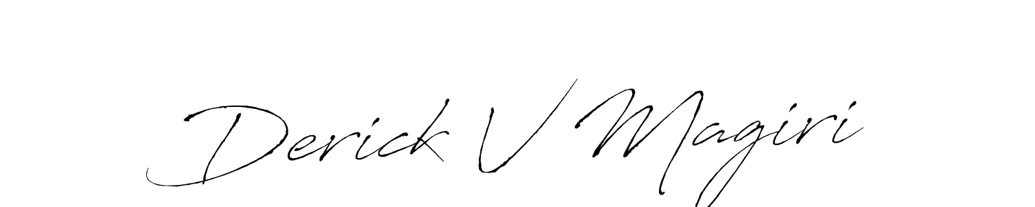 Similarly Antro_Vectra is the best handwritten signature design. Signature creator online .You can use it as an online autograph creator for name Derick V Magiri. Derick V Magiri signature style 6 images and pictures png