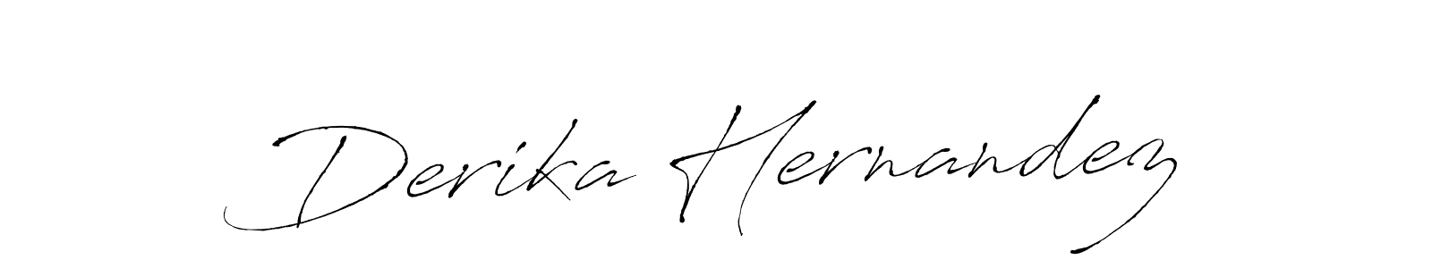Antro_Vectra is a professional signature style that is perfect for those who want to add a touch of class to their signature. It is also a great choice for those who want to make their signature more unique. Get Derika Hernandez name to fancy signature for free. Derika Hernandez signature style 6 images and pictures png