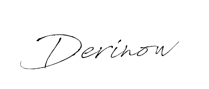 Also we have Derinow name is the best signature style. Create professional handwritten signature collection using Antro_Vectra autograph style. Derinow signature style 6 images and pictures png