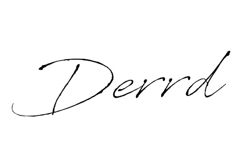 Antro_Vectra is a professional signature style that is perfect for those who want to add a touch of class to their signature. It is also a great choice for those who want to make their signature more unique. Get Derrd name to fancy signature for free. Derrd signature style 6 images and pictures png