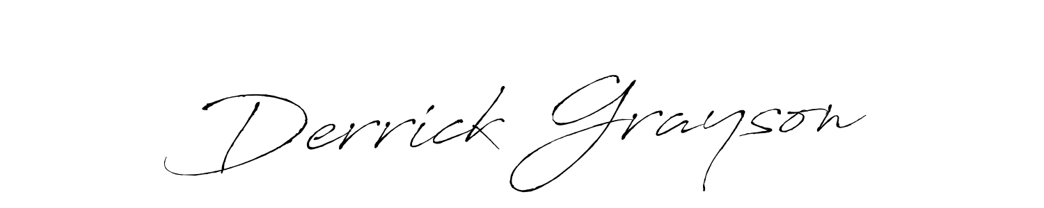 Derrick Grayson stylish signature style. Best Handwritten Sign (Antro_Vectra) for my name. Handwritten Signature Collection Ideas for my name Derrick Grayson. Derrick Grayson signature style 6 images and pictures png