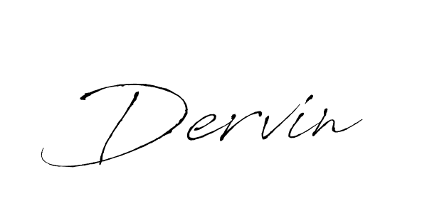 Create a beautiful signature design for name Dervin. With this signature (Antro_Vectra) fonts, you can make a handwritten signature for free. Dervin signature style 6 images and pictures png