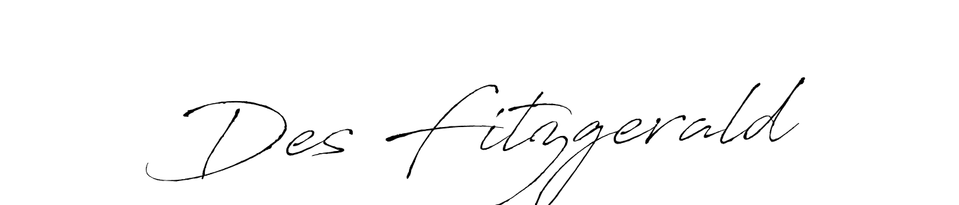 Design your own signature with our free online signature maker. With this signature software, you can create a handwritten (Antro_Vectra) signature for name Des Fitzgerald. Des Fitzgerald signature style 6 images and pictures png
