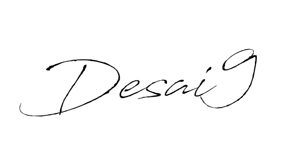 Use a signature maker to create a handwritten signature online. With this signature software, you can design (Antro_Vectra) your own signature for name Desai9. Desai9 signature style 6 images and pictures png