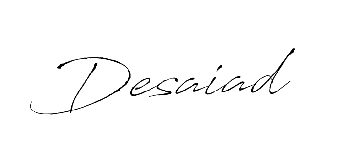 How to Draw Desaiad signature style? Antro_Vectra is a latest design signature styles for name Desaiad. Desaiad signature style 6 images and pictures png