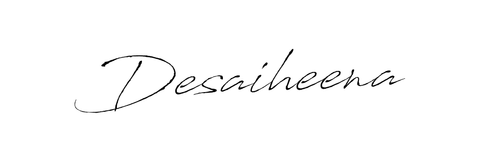 Antro_Vectra is a professional signature style that is perfect for those who want to add a touch of class to their signature. It is also a great choice for those who want to make their signature more unique. Get Desaiheena name to fancy signature for free. Desaiheena signature style 6 images and pictures png