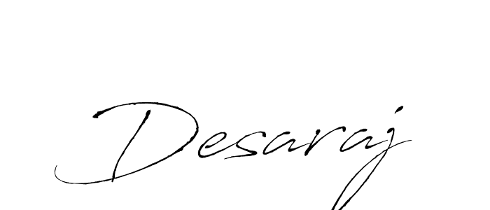 Create a beautiful signature design for name Desaraj. With this signature (Antro_Vectra) fonts, you can make a handwritten signature for free. Desaraj signature style 6 images and pictures png