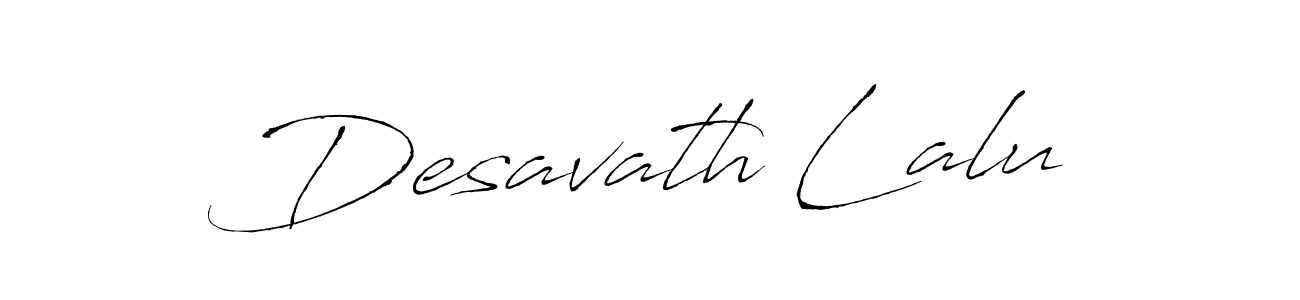 Similarly Antro_Vectra is the best handwritten signature design. Signature creator online .You can use it as an online autograph creator for name Desavath Lalu. Desavath Lalu signature style 6 images and pictures png