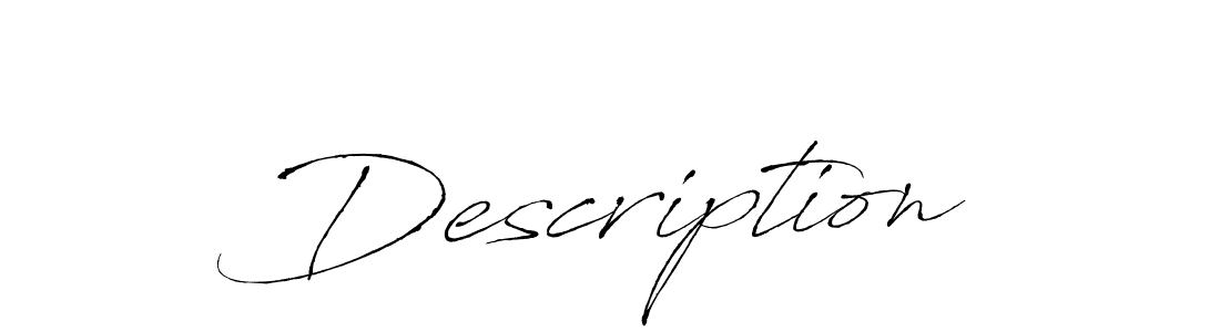You can use this online signature creator to create a handwritten signature for the name Description. This is the best online autograph maker. Description signature style 6 images and pictures png