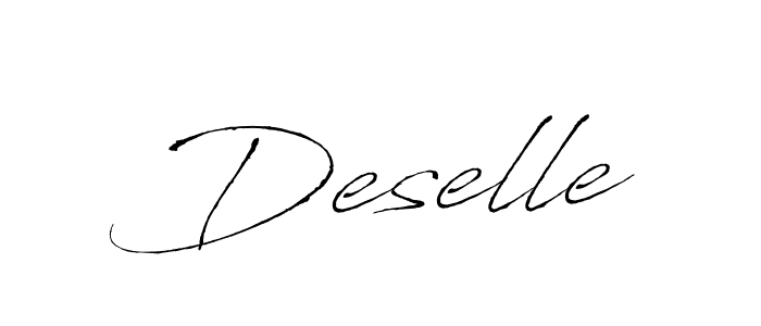 How to make Deselle name signature. Use Antro_Vectra style for creating short signs online. This is the latest handwritten sign. Deselle signature style 6 images and pictures png