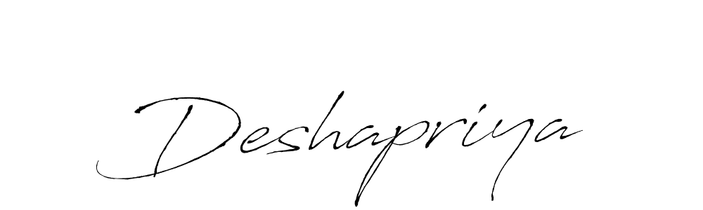 It looks lik you need a new signature style for name Deshapriya. Design unique handwritten (Antro_Vectra) signature with our free signature maker in just a few clicks. Deshapriya signature style 6 images and pictures png