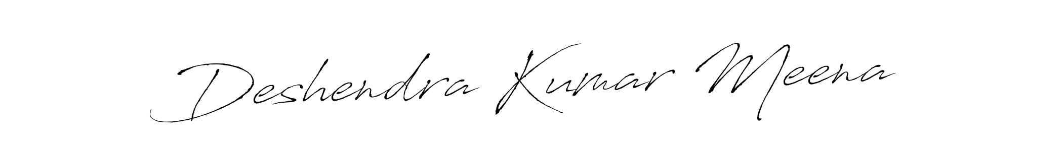 It looks lik you need a new signature style for name Deshendra Kumar Meena. Design unique handwritten (Antro_Vectra) signature with our free signature maker in just a few clicks. Deshendra Kumar Meena signature style 6 images and pictures png