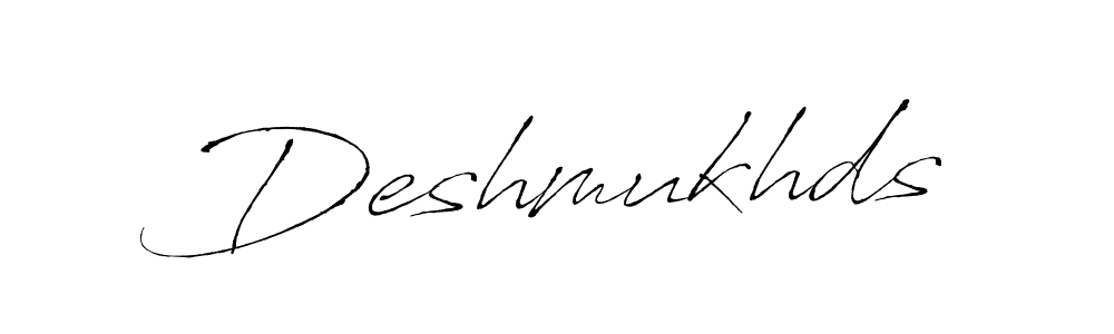Deshmukhds stylish signature style. Best Handwritten Sign (Antro_Vectra) for my name. Handwritten Signature Collection Ideas for my name Deshmukhds. Deshmukhds signature style 6 images and pictures png