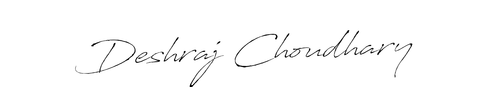 Create a beautiful signature design for name Deshraj Choudhary. With this signature (Antro_Vectra) fonts, you can make a handwritten signature for free. Deshraj Choudhary signature style 6 images and pictures png