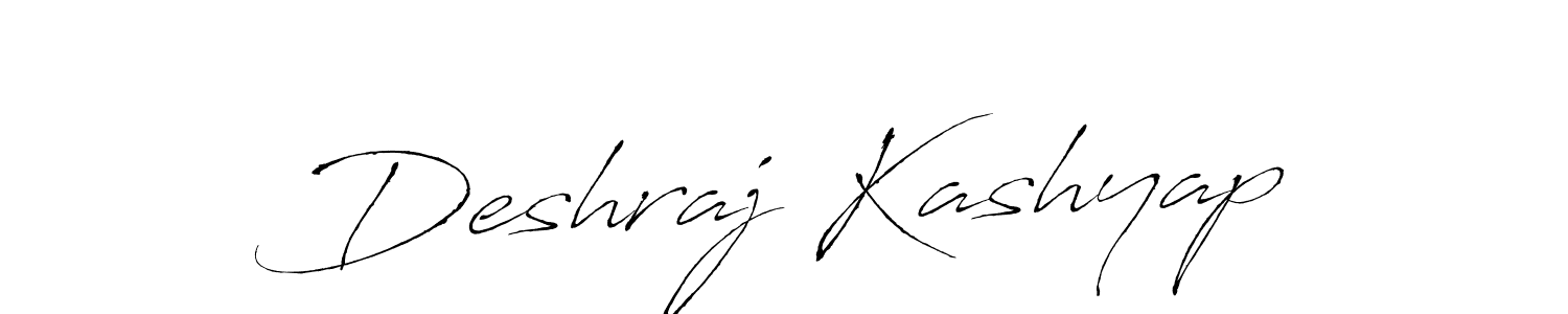 How to make Deshraj Kashyap signature? Antro_Vectra is a professional autograph style. Create handwritten signature for Deshraj Kashyap name. Deshraj Kashyap signature style 6 images and pictures png