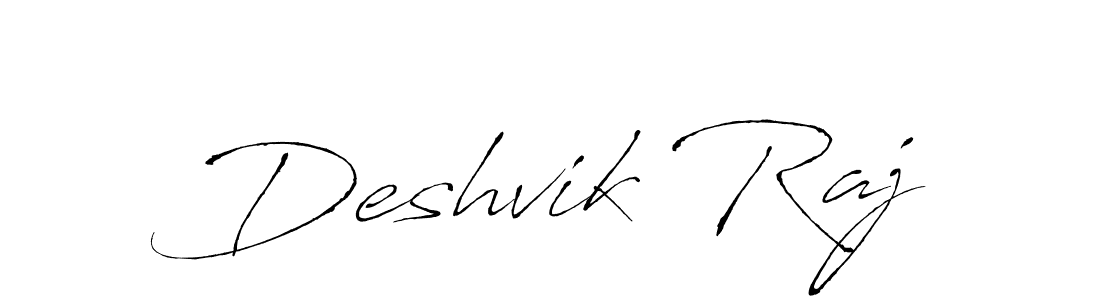 It looks lik you need a new signature style for name Deshvik Raj. Design unique handwritten (Antro_Vectra) signature with our free signature maker in just a few clicks. Deshvik Raj signature style 6 images and pictures png