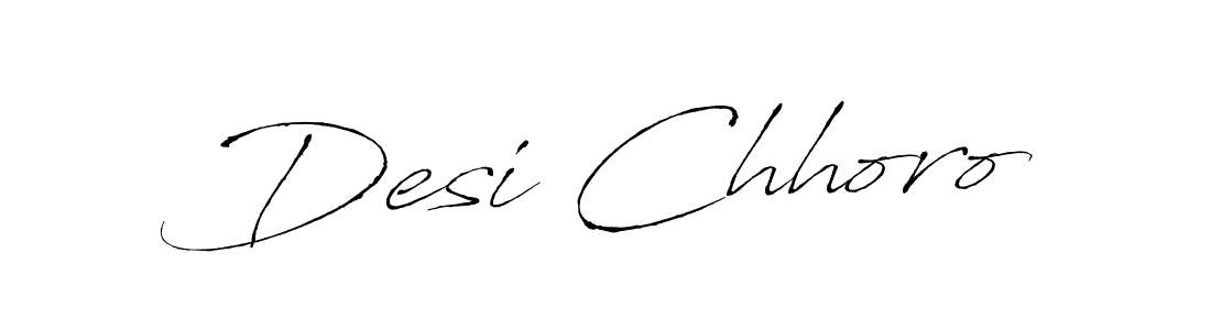 Create a beautiful signature design for name Desi Chhoro. With this signature (Antro_Vectra) fonts, you can make a handwritten signature for free. Desi Chhoro signature style 6 images and pictures png