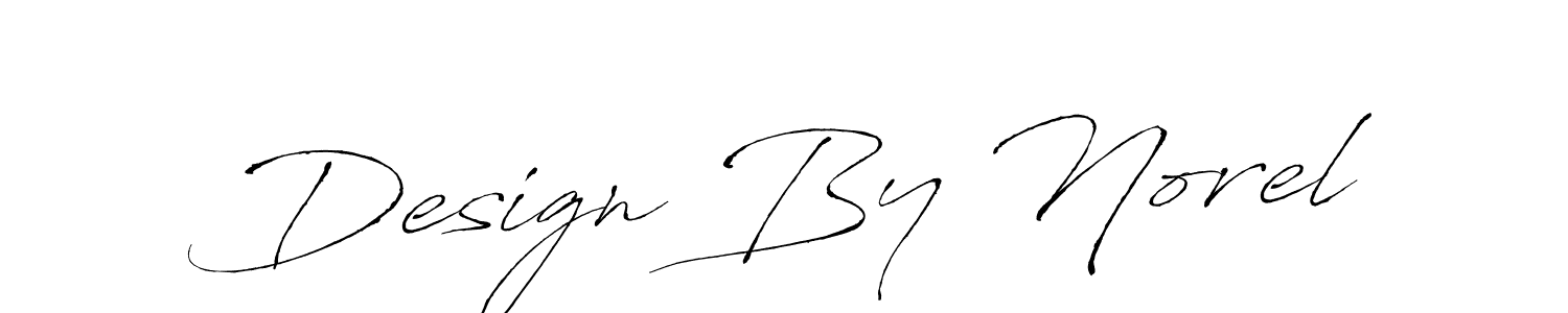 Antro_Vectra is a professional signature style that is perfect for those who want to add a touch of class to their signature. It is also a great choice for those who want to make their signature more unique. Get Design By Norel name to fancy signature for free. Design By Norel signature style 6 images and pictures png