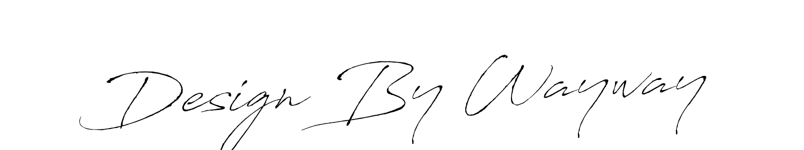 Also You can easily find your signature by using the search form. We will create Design By Wayway name handwritten signature images for you free of cost using Antro_Vectra sign style. Design By Wayway signature style 6 images and pictures png