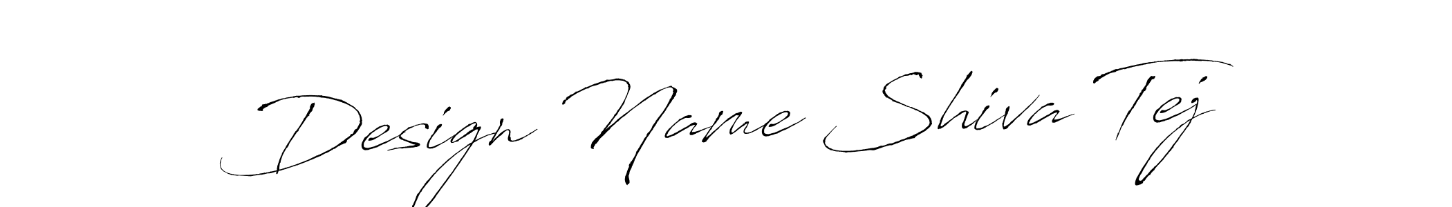 Create a beautiful signature design for name Design Name Shiva Tej. With this signature (Antro_Vectra) fonts, you can make a handwritten signature for free. Design Name Shiva Tej signature style 6 images and pictures png