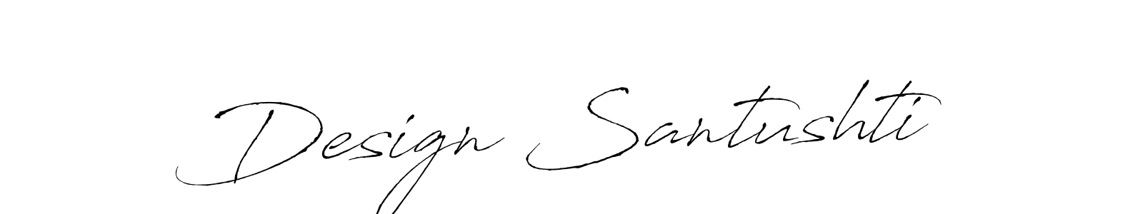 This is the best signature style for the Design Santushti name. Also you like these signature font (Antro_Vectra). Mix name signature. Design Santushti signature style 6 images and pictures png