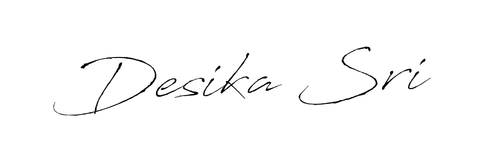 if you are searching for the best signature style for your name Desika Sri. so please give up your signature search. here we have designed multiple signature styles  using Antro_Vectra. Desika Sri signature style 6 images and pictures png