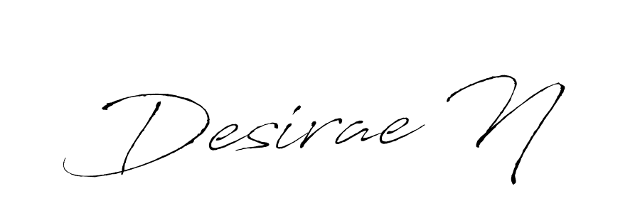 Once you've used our free online signature maker to create your best signature Antro_Vectra style, it's time to enjoy all of the benefits that Desirae N name signing documents. Desirae N signature style 6 images and pictures png