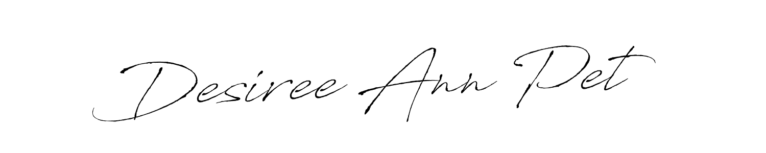 Make a beautiful signature design for name Desiree Ann Pet. With this signature (Antro_Vectra) style, you can create a handwritten signature for free. Desiree Ann Pet signature style 6 images and pictures png