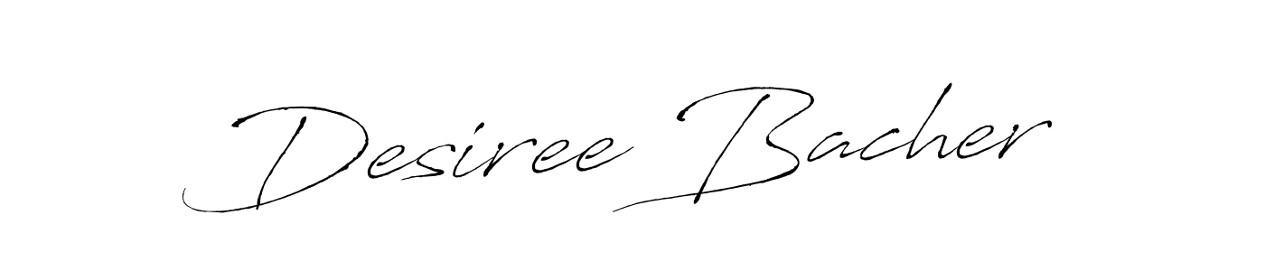 It looks lik you need a new signature style for name Desiree Bacher. Design unique handwritten (Antro_Vectra) signature with our free signature maker in just a few clicks. Desiree Bacher signature style 6 images and pictures png