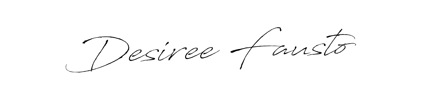 Make a beautiful signature design for name Desiree Fausto. With this signature (Antro_Vectra) style, you can create a handwritten signature for free. Desiree Fausto signature style 6 images and pictures png