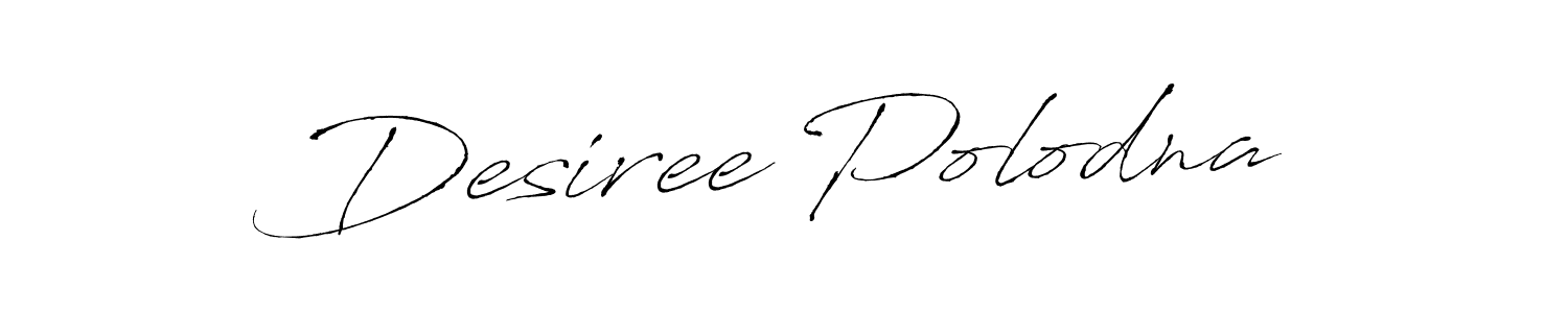 The best way (Antro_Vectra) to make a short signature is to pick only two or three words in your name. The name Desiree Polodna include a total of six letters. For converting this name. Desiree Polodna signature style 6 images and pictures png